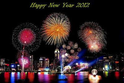 Célébration des Feux d'Artifice du Nouvel An