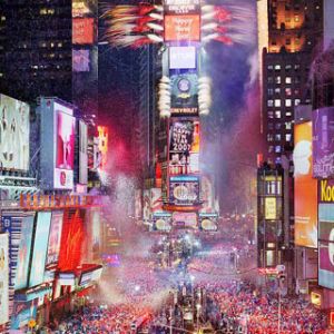 Célébration du Nouvel An à Times Square