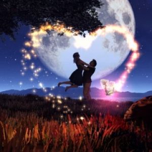 Étreinte Romantique au Clair de Lune