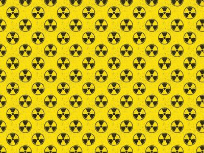 Motif de Symbole de Radiation