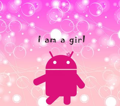 Illustration de Fille Android Mignonne