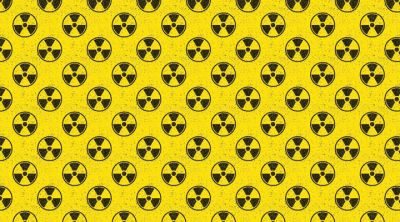 Motif de Symbole de Radiation