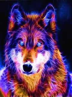 Art de Loup Vibrant