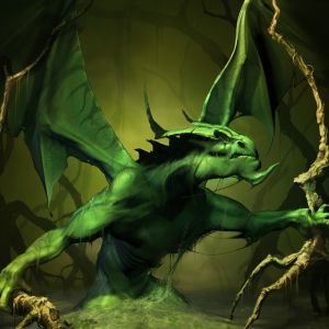 Art Fantastique Dragon Vert