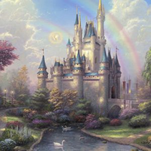 Château Fantastique avec Arc-en-Ciel