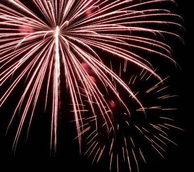 Feux d'Artifice Colorés