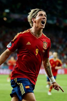 Fernando Torres Célébrant un But