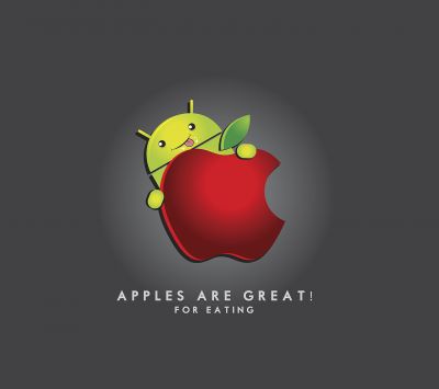 Illustration Android Pomme