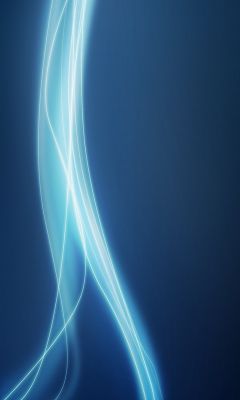 Vagues de Lumière Bleue Abstraites