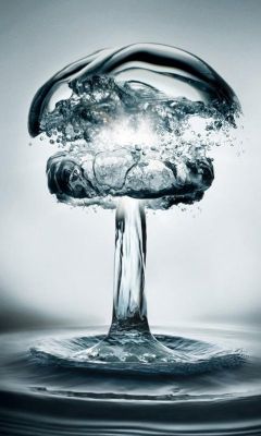 Art Abstrait d'Explosion d'Eau