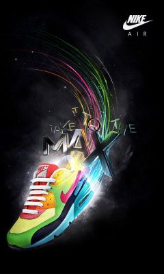 Design Coloré Nike Air Max