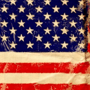 Drapeau Américain Vintage