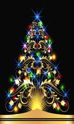 Design Élégant de Sapin de Noël