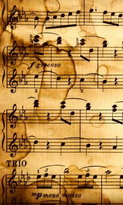 Partition Musicale Vintage