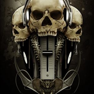 Art de Crânes avec Casques