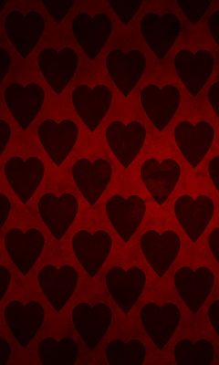 Motif de Cœurs Rouges