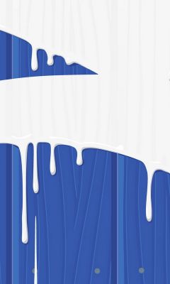 Gouttes Abstraites Bleues et Blanches