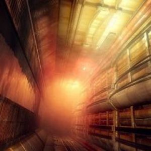 Tunnel Technologique Futuriste