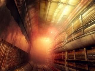 Tunnel Technologique Futuriste