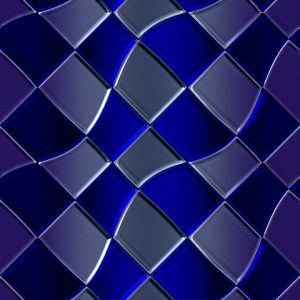 Motif Abstrait Bleu