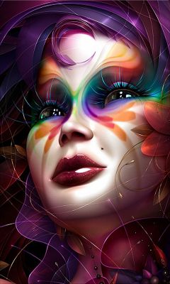 Portrait Fantastique Coloré