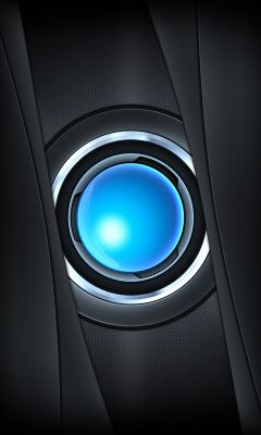 Design Futuriste avec Orbe Bleu