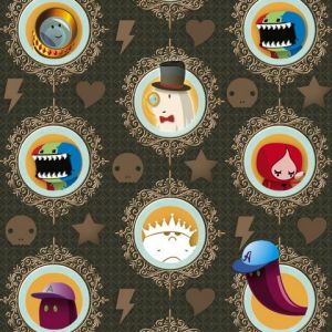 Personnages de Dessins Animés Colorés