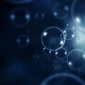 Bulles sur Fond Sombre