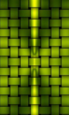 Motif Tissé Vert