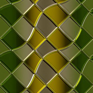 Motif Abstrait Vert
