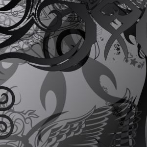 Motifs Noir et Blanc Intriqués