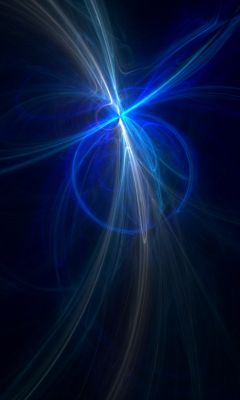 Motifs de Lumière Abstraite Bleue