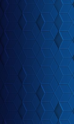 Motif Hexagonal Bleu