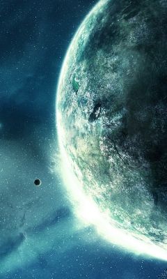 Superbe Fond d'Écran de Planète Spatiale