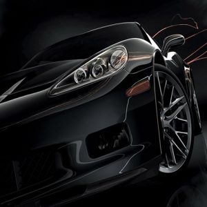 Voiture de Sport Noire