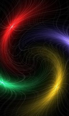 Tourbillons Abstraits Colorés