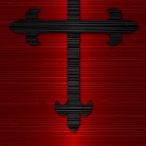 Design de Croix Rouge et Noire