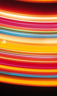 Traînées de Lumière Abstraites Colorées
