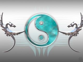 Design Dragon Yin Yang