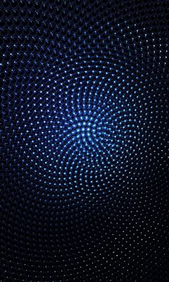 Motif Spirale Bleu