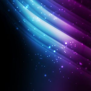Vagues Vibrantes Bleues et Violettes