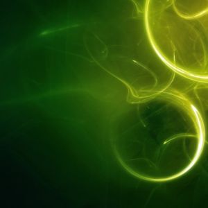 Motifs Abstraits de Lumière Verte