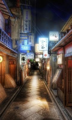 Rue Nocturne au Japon