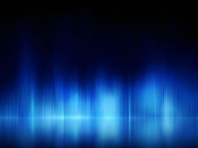 Vagues de Lumière Abstraites Bleues
