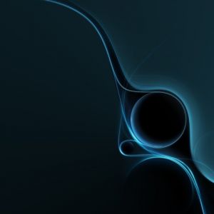 Design Abstrait de Lumière Bleue