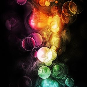 Abstrait de Bulles Colorées