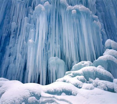 Cascade de Glace Gelée