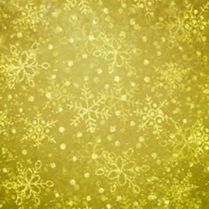 Motif de Flocons de Neige Dorés