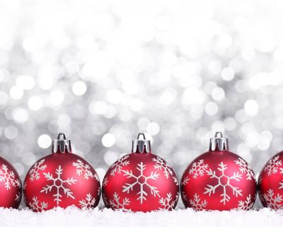 Ornements de Noël Rouges