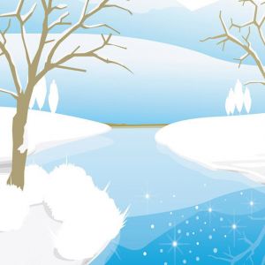Paysage d'Hiver avec Rivière